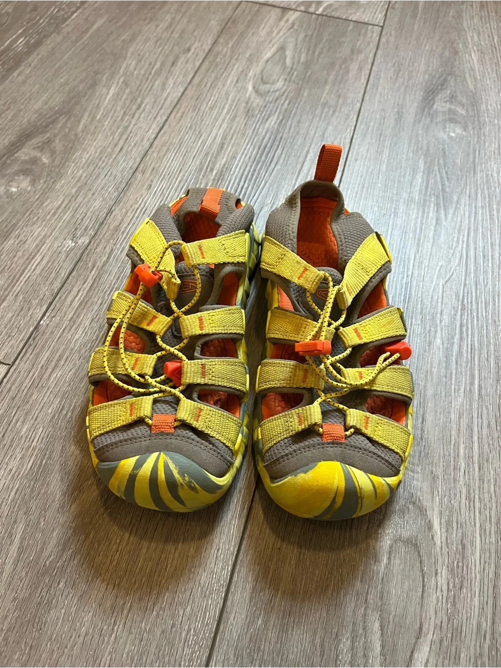 Keen Kids Hyperport H2 Evening Primrose/Steel Grey Size 5